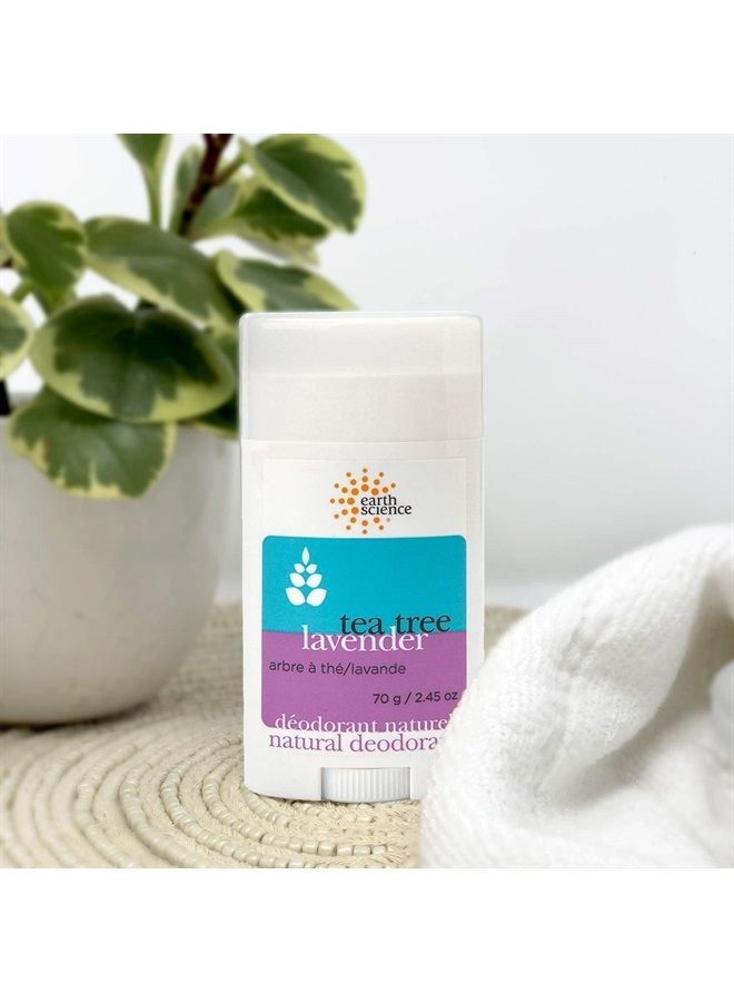 EARTH SCIENCE - Aluminum-Free Natural Lavender and Tea Tree Deodorant (3pk, 2.45 oz.)