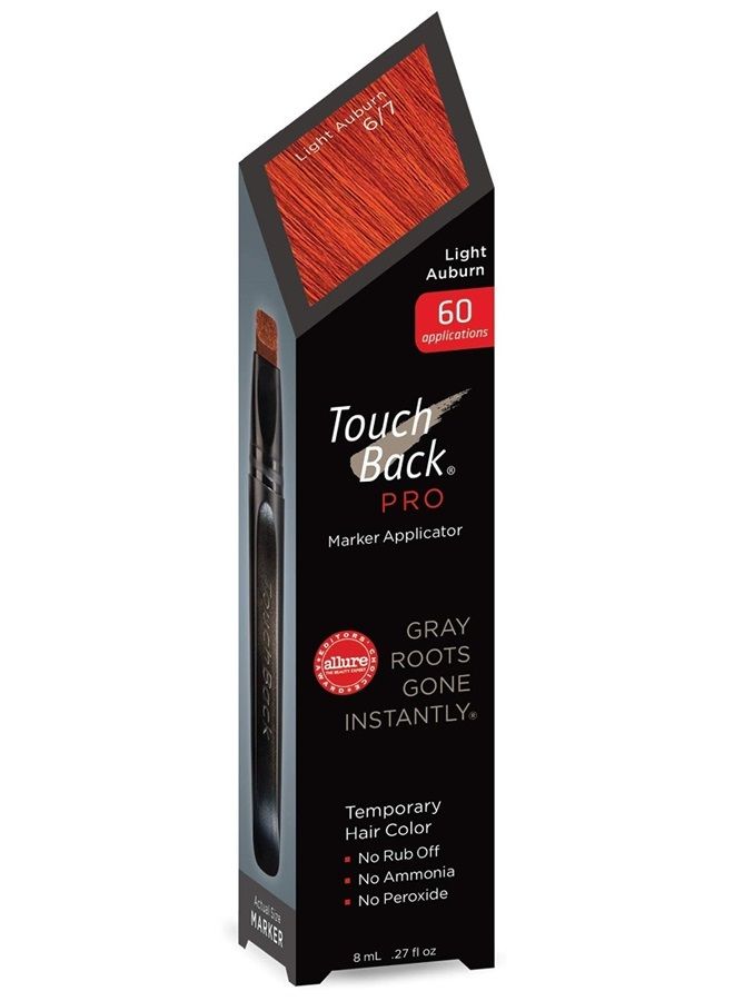 PRO Gray Root Touch Up Marker Applicator - Real Hair Color Light Auburn