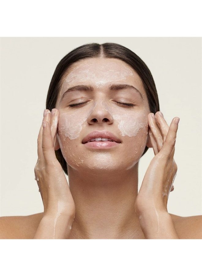 Oat Cleansing Facial Polish - 3-in-1 Cleanser, Scrub & Mask - Daily Exfoliator for All Skin Types - Vegan, Made in USA, 2 oz. (60 ml)