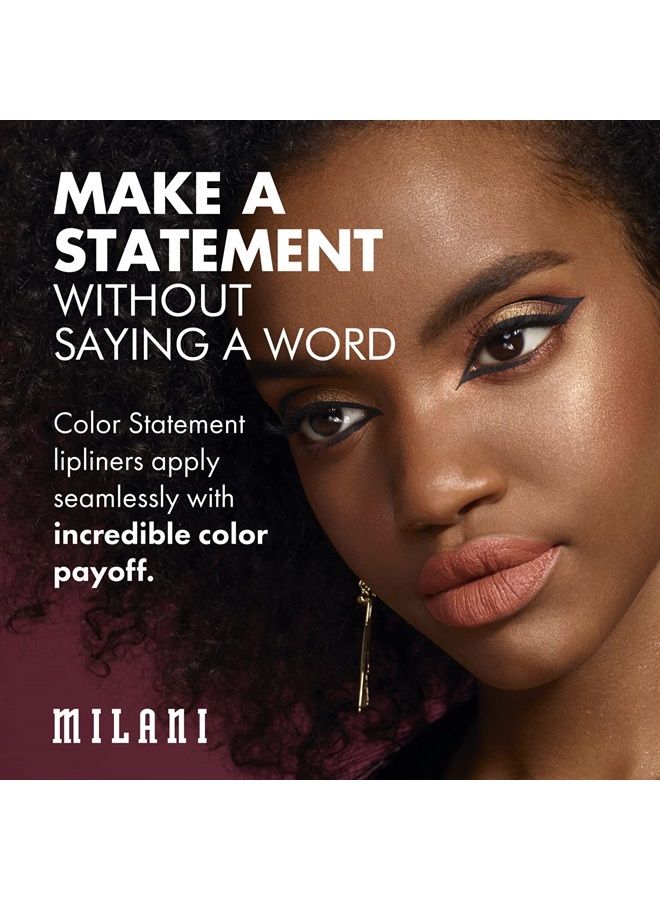 Color Statement Lipliner - All Natural (0.04 Ounce) Cruelty-Free Lip Pencil to Define, Shape & Fill Lips