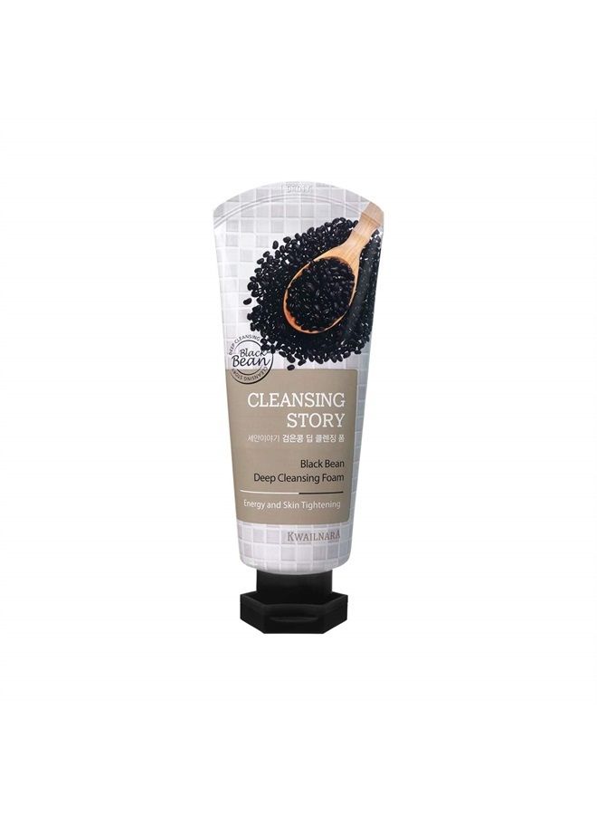 New Cleansing Story Natural Deep Facial Foam Cleanser - Black Bean by Kwailnara