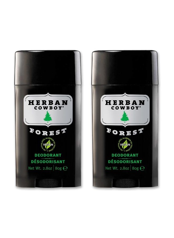 Deodorant, (Forest, 2.8 Ounce) Pack of 2