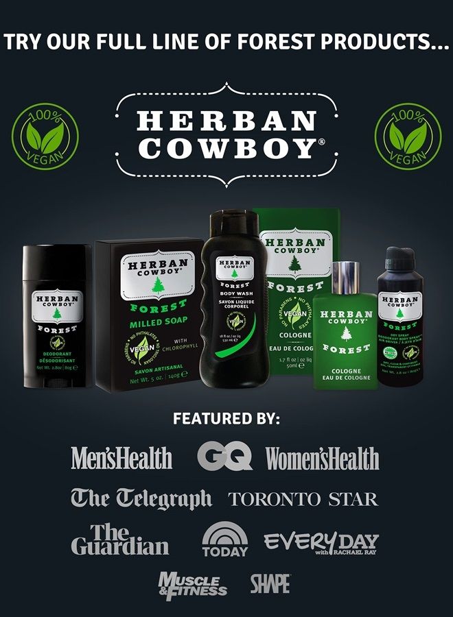 Deodorant, (Forest, 2.8 Ounce) Pack of 2