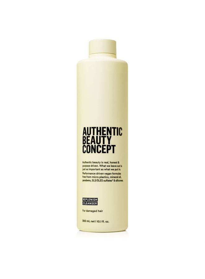 Replenish Cleanser | Shampoo | Damaged Hair | Nourishes & Strengthens Hair | Vegan & Cruelty-free | Sulfate-free | 10.1 fl. oz.