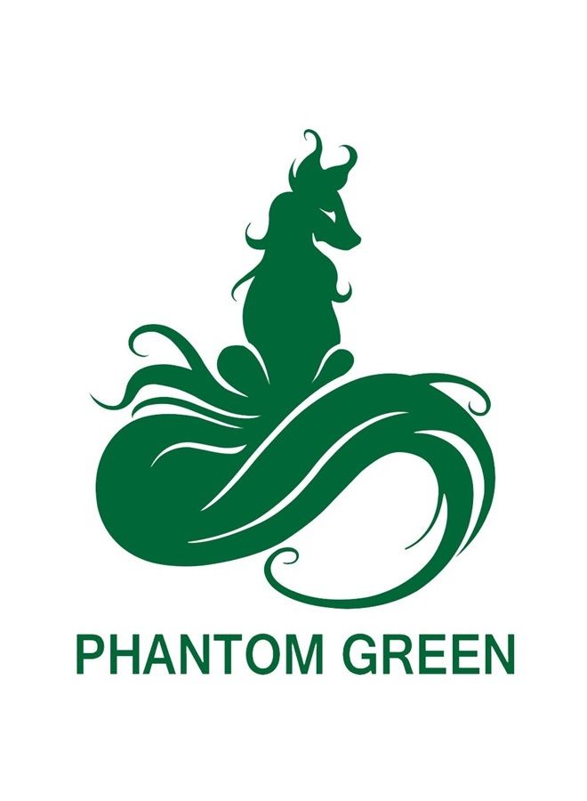 Vegan and Cruelty-Free Semi-Permanent Hair Color Dye (4 Fl Oz, PHANTOM GREEN)