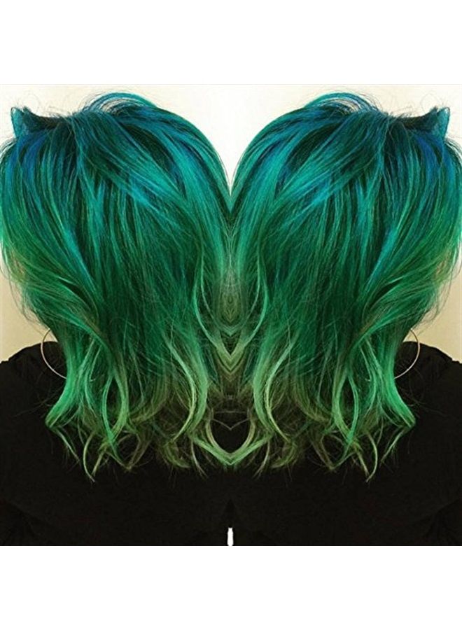 Vegan and Cruelty-Free Semi-Permanent Hair Color Dye (4 Fl Oz, PHANTOM GREEN)