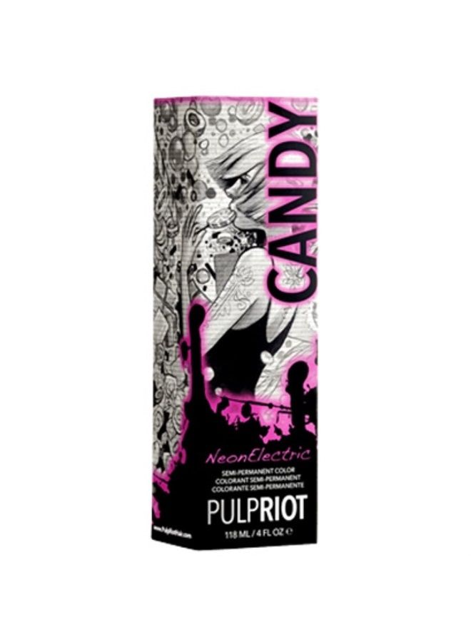 Pulp Riot Semi-Permanent Neon Hair Color 4oz- Candy