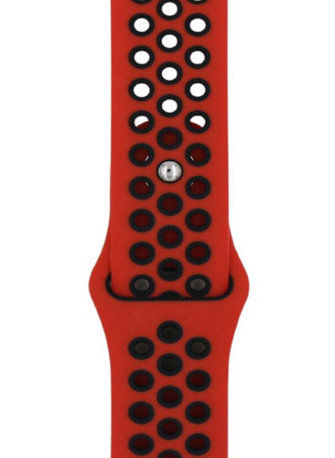 Replacement Band For Honor MagicWatch 2 46mm Red/Black