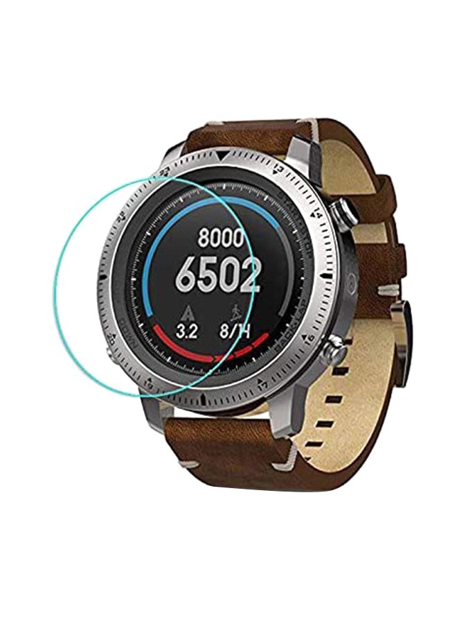 3-Piece Tempered Glass Sceen Protector For Garmin MK1 1.2inch Clear