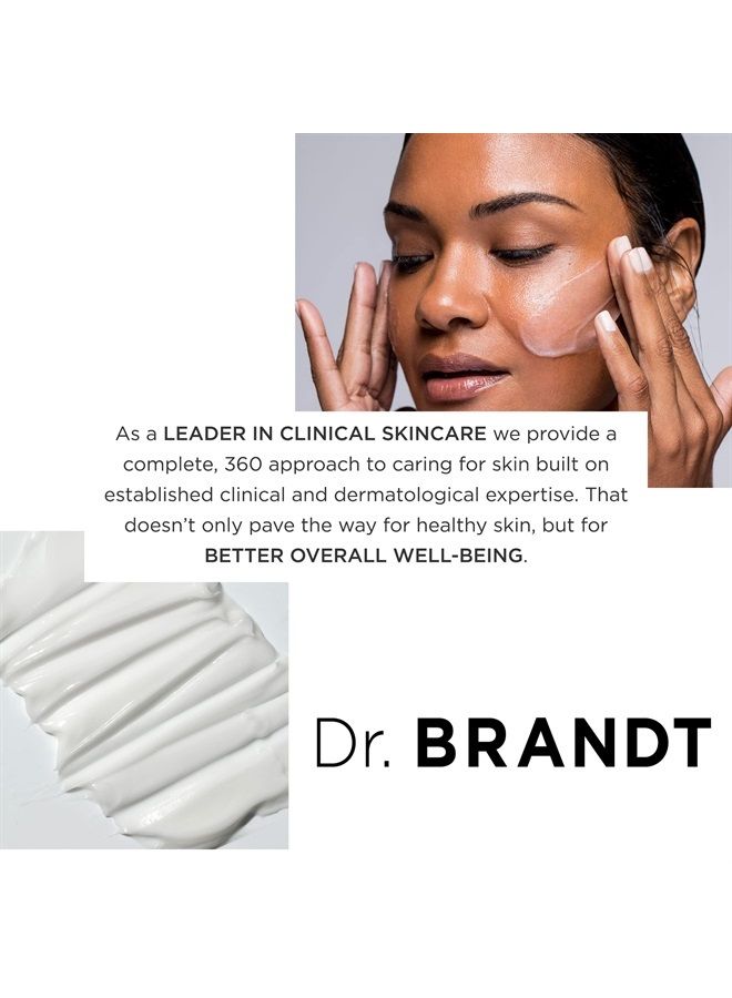 Dr. Brandt Clean Biotic pH-Balanced Yogurt Cleanser with Chlorophyll. Dissolves Impurities and Excess Oil while Strengthening Skin Barrier. Uses Chlorophyll to help Detoxify Skin (3.5 fl oz)