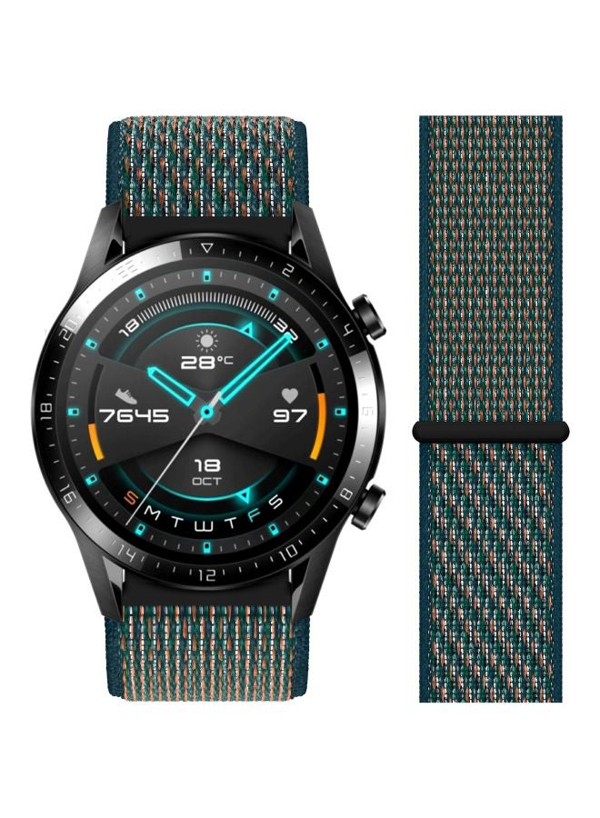 Replacement Band For Huawei Watch GT 2 - 46mm Neptune Green