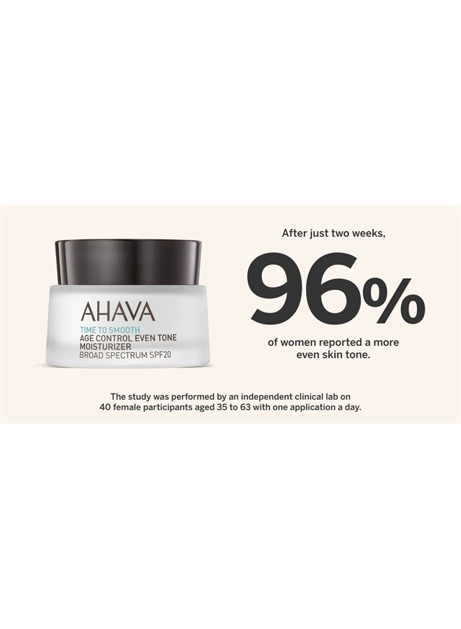 Time to smooth | Age Control Even Tone Moisturizer | Broad Spectrum | SPF20