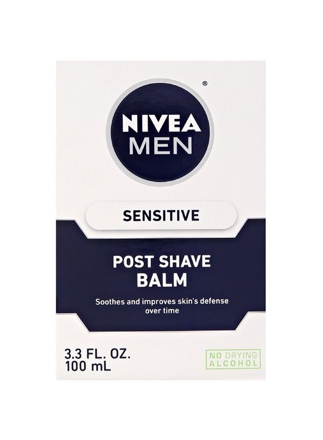 NIVEA FOR MEN Sensitive Post Shave Balm 3.30 oz (Pack of 6)