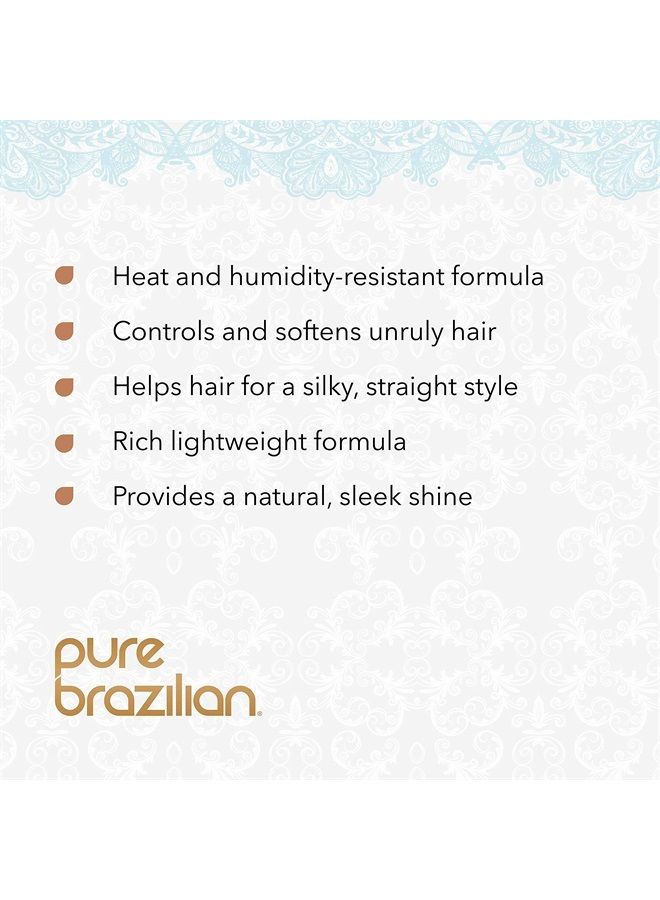 PURE BRAZILIAN - Silk Smoothing Balm With Keratin, Hydrolyzed Silk & Coconut Oil (6.78oz)