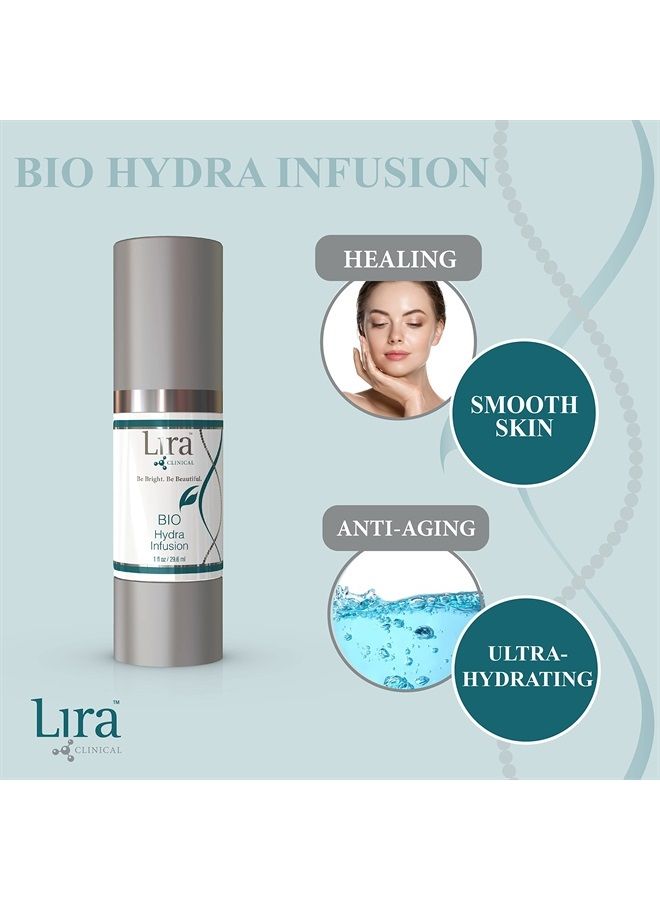Bio Hydra Infusion - Hydrating Serum with Hyaluronic Acid- Anti aging Face Serum with Plant Stem Cells and Antioxidants - Acne Face Serum for Dry Skin, Oily, and Sensitive - 1 ounce