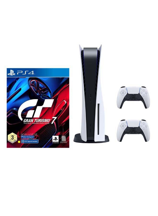 PlayStation 5 Disc with Extra Controller and Gran Turismo 7 (GT7)