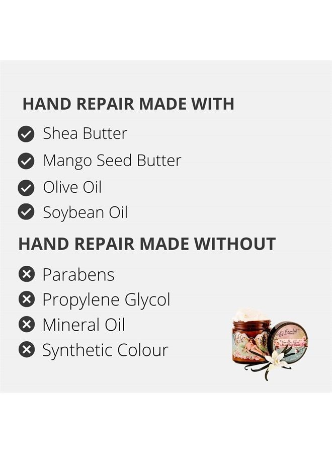 Shea butter Instant Hand Repair Cream For Dry skin (The Vanilla Effect)