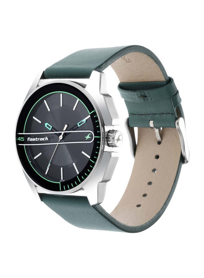 Leather Analog Wrist Watch 3089SL16