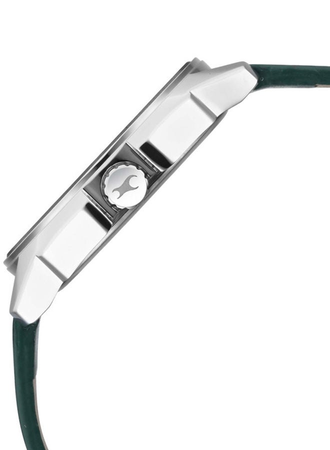 Leather Analog Wrist Watch 3089SL16