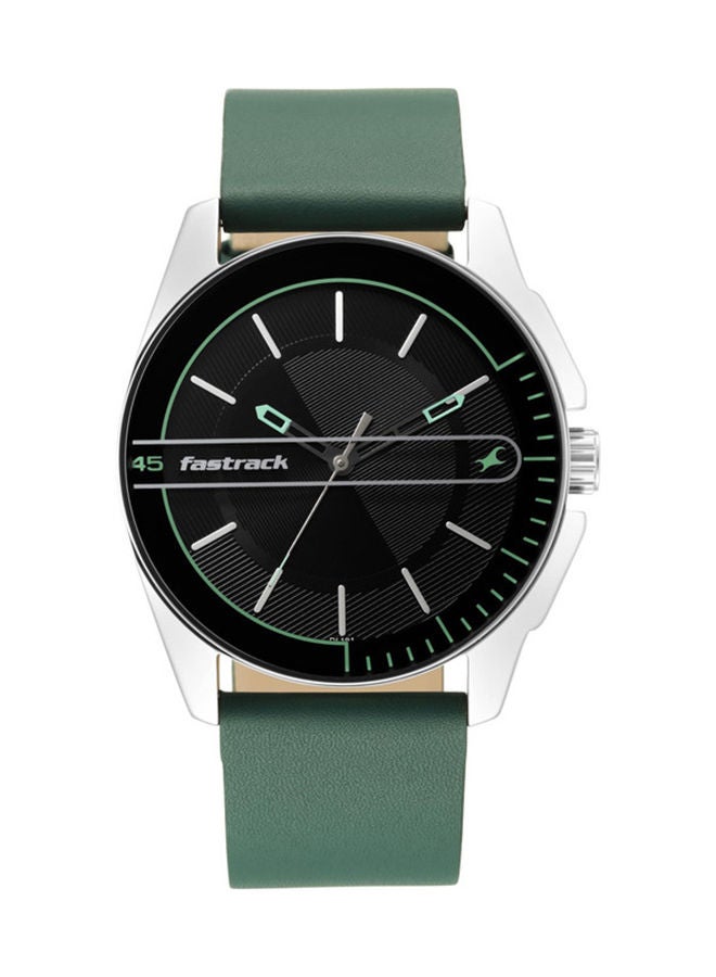Leather Analog Wrist Watch 3089SL16