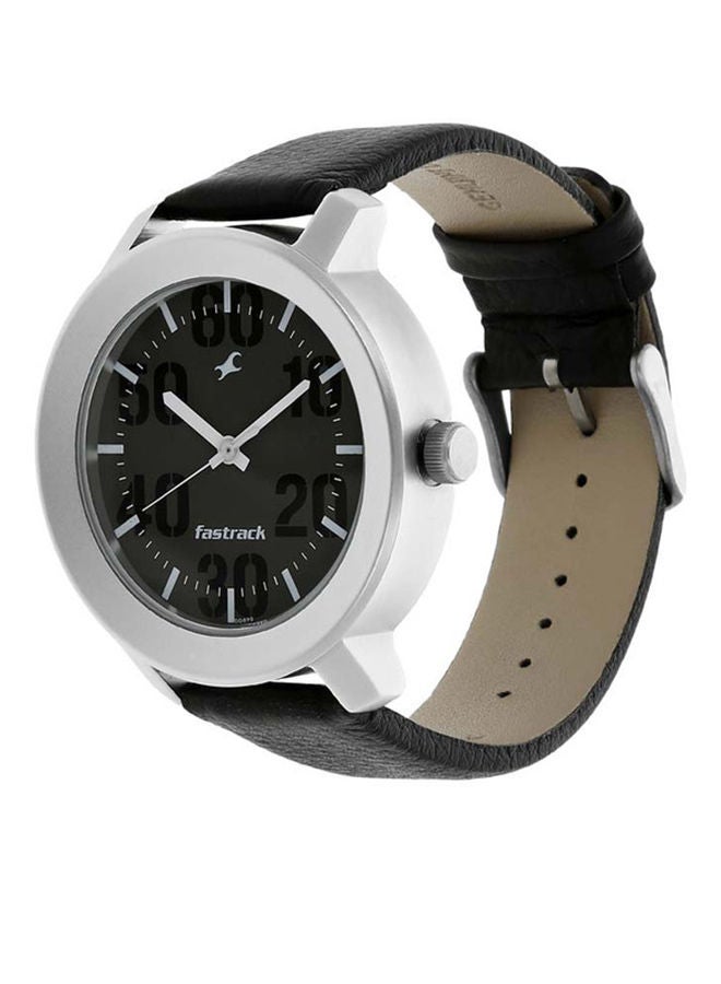 Leather Analog Wrist Watch 3121SL02