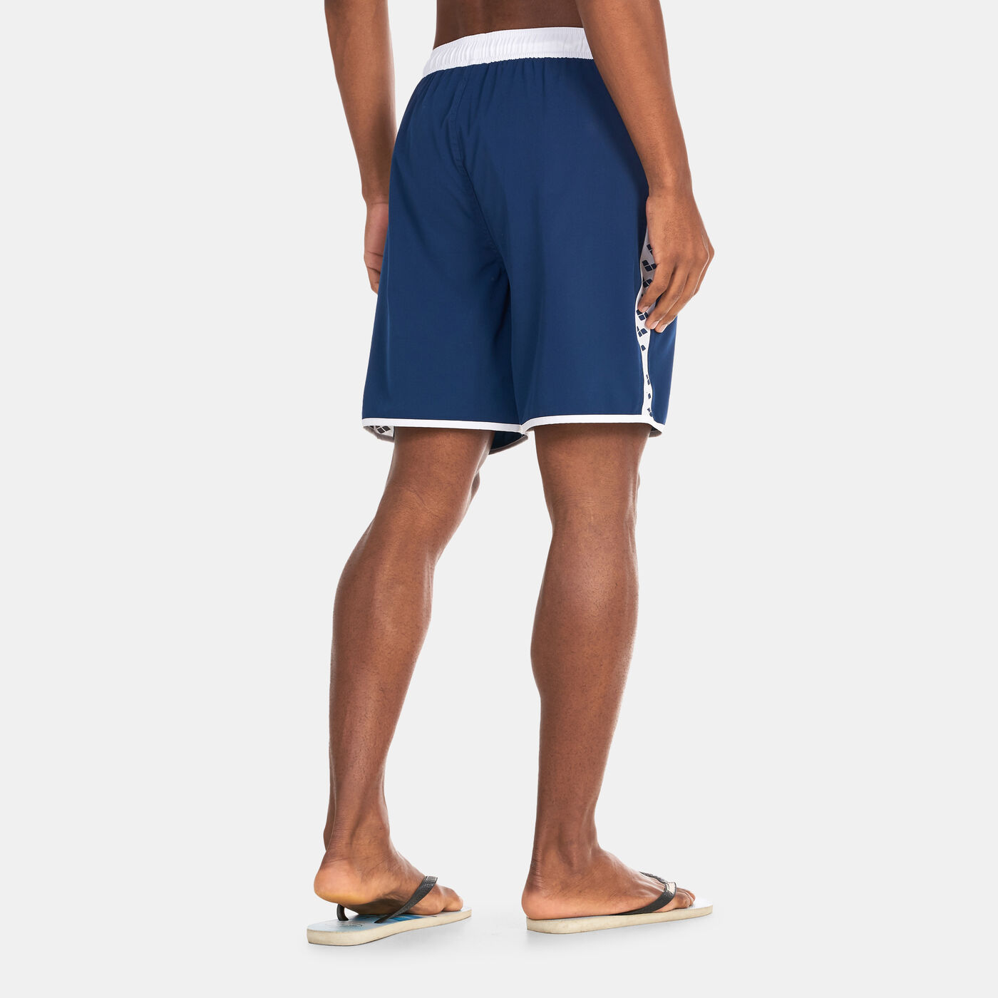 Men's Icons Team Stripe Bermuda Swim Shorts