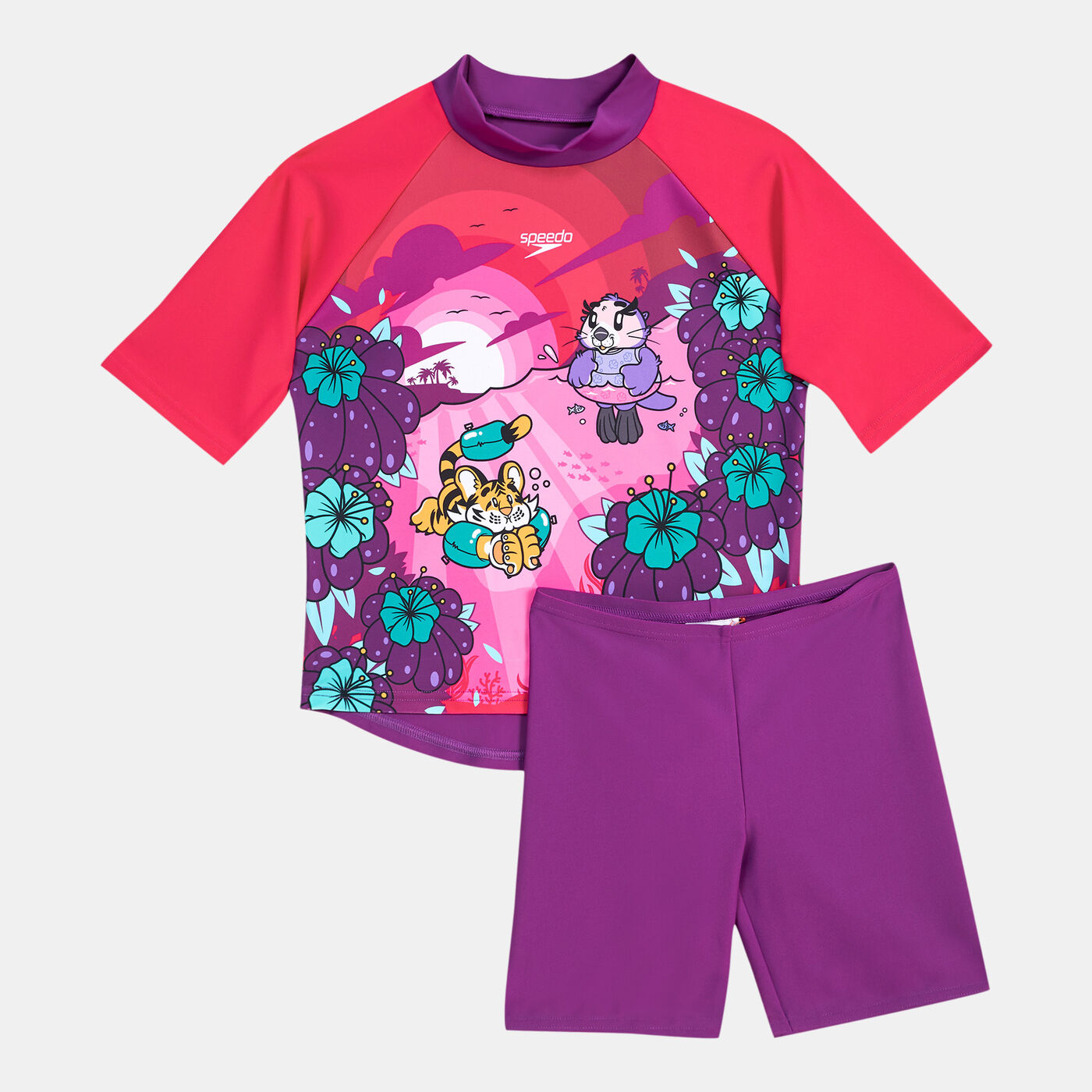 Kids' Sun Protection Top and Shorts Set