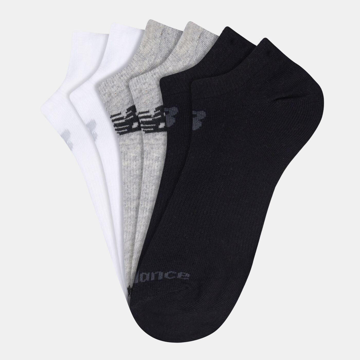 Performance Flat Knit No Show Socks (3 Pack)