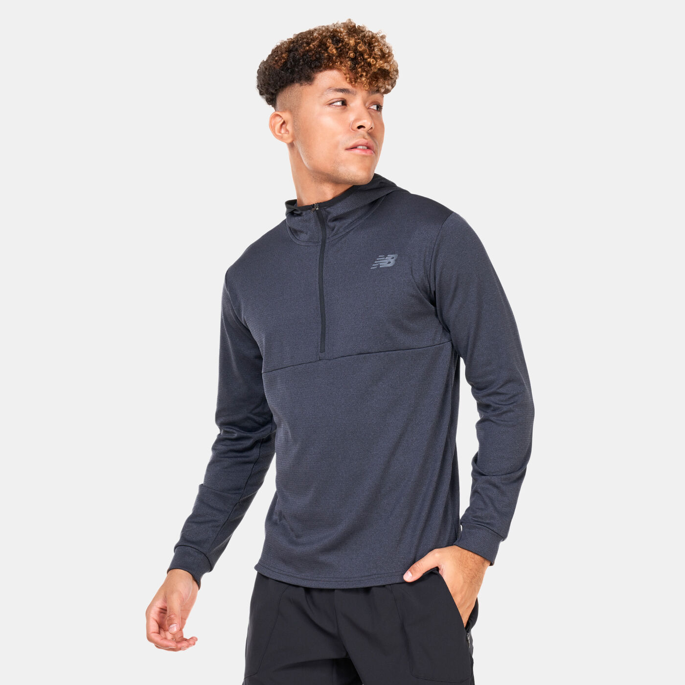 Men's Tenacity Hooded Quarter-Zip Hoodie