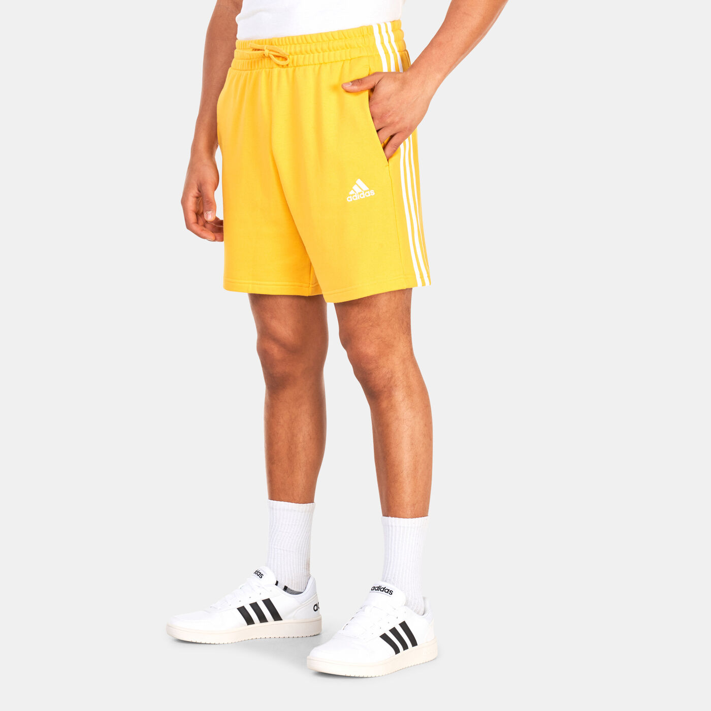 Men's Essentials French Terry 3-Stripes Shorts