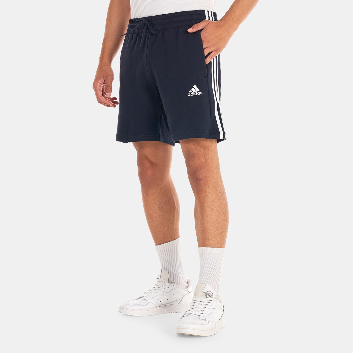 Men's Essentials French Terry 3-Stripes Shorts