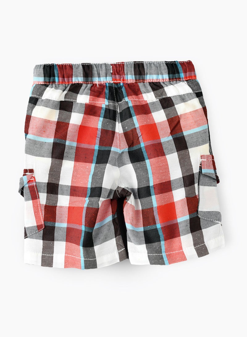 Yarn dyed checked short