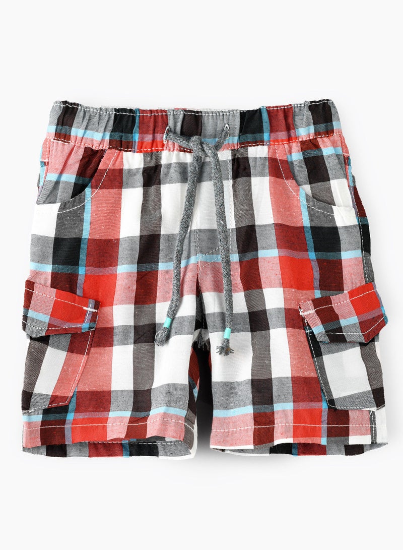 Yarn dyed checked short