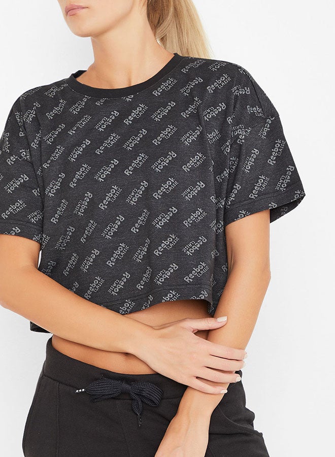 Classics Printed T-Shirt Grey