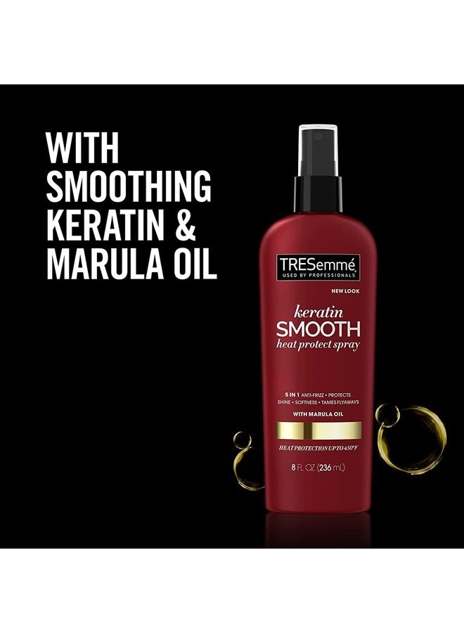 Tresemme Keratin Smooth Heat Protect Spray 8 Ounce (235ml) (2 Pack)