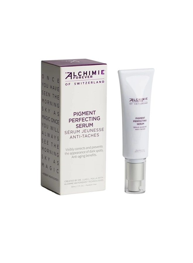 , Pigment Perfecting Serum | Reduces Uneven Pigmentation and Age Spots with Vitamin C and Alpha-Arbutin | For All Skin Types | Brightening, Nourishing, Anti-Brown Spot | 1 fl oz