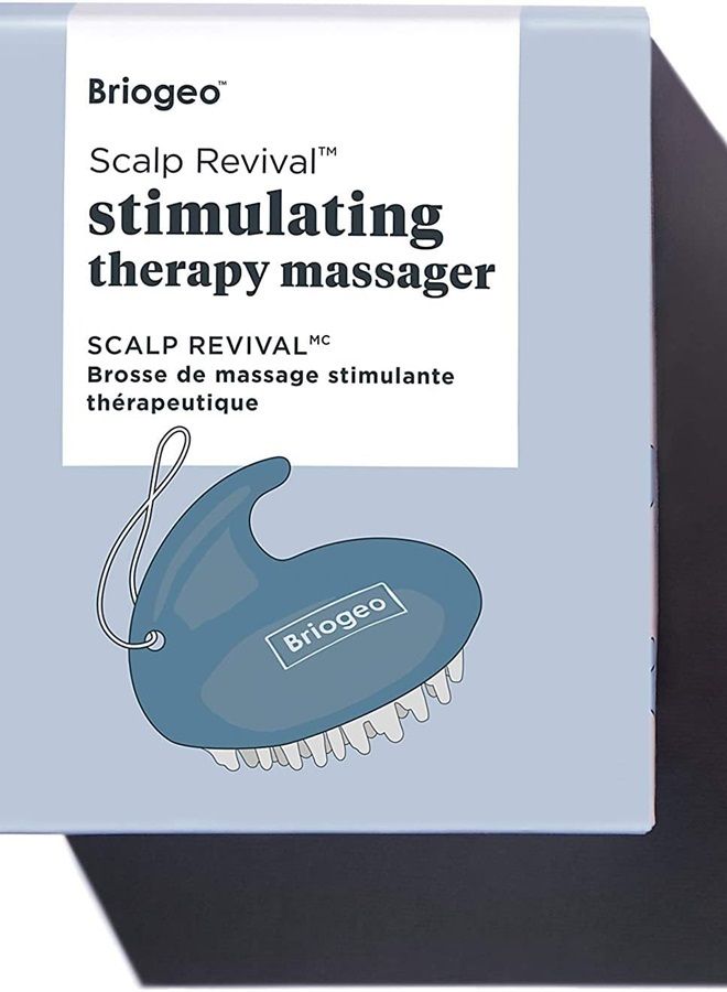 Scalp Revival Stimulating Therapy Scalp Massager, Scalp Scrubber and Brush for a Healthy Scalp, Soft Silicone Bristles for a Dry, Flaky, Itchy Scalp