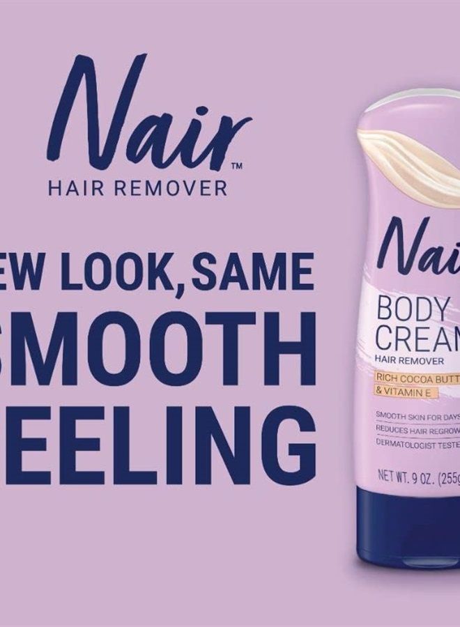 Hair Remover Lotion Cocoa Butter & Vitamin-E 9 Ounce (266ml) (2 Pack)