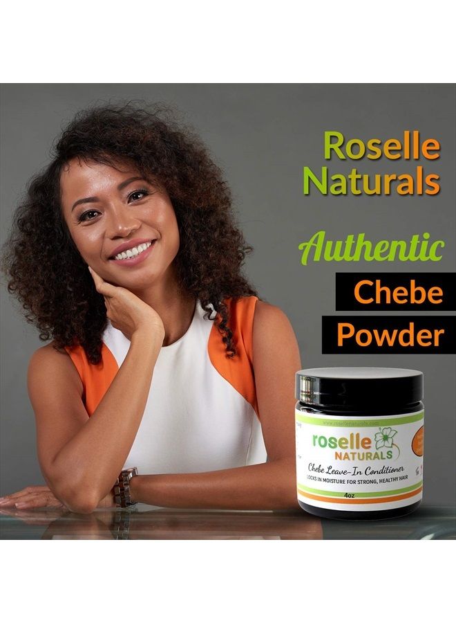 Chebe Leave-In Conditioner Made with Authentic Chebe Powder From Chad. Chebe Infused Conditioner Creamy And Moisture Boosting (4 Ounce (Pack of 1))