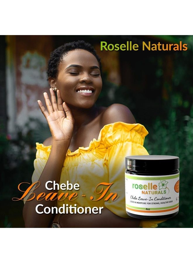 Chebe Leave-In Conditioner Made with Authentic Chebe Powder From Chad. Chebe Infused Conditioner Creamy And Moisture Boosting (4 Ounce (Pack of 1))