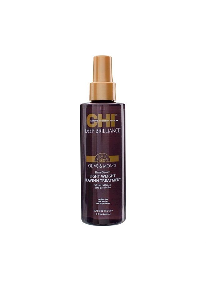 Deep Brilliance Serum Light Weight Leave-in Treatment, 6 Fl Oz