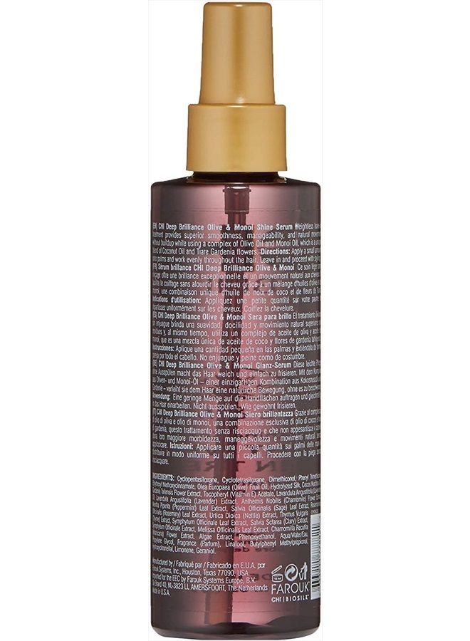 Deep Brilliance Serum Light Weight Leave-in Treatment, 6 Fl Oz