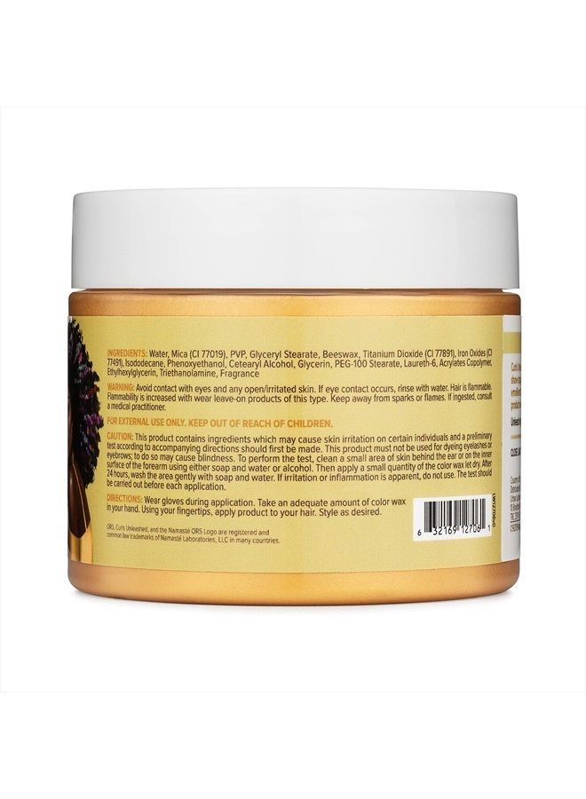 Color Blast Temporary Hair Makeup Wax with Moisturizing Beeswax, Bombshell, (6.0 oz)