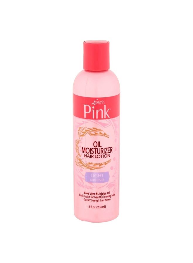 Pink Oil Moisturizer Hair Lotion Aloe Vera & Jojoba Oil,8 oz