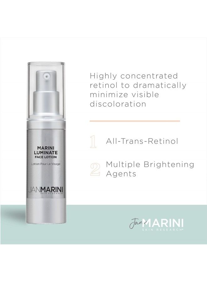 Marini Luminate Face Lotion, A highly concentrated, non-hydroquinone solution for brighter skin.- 1 oz