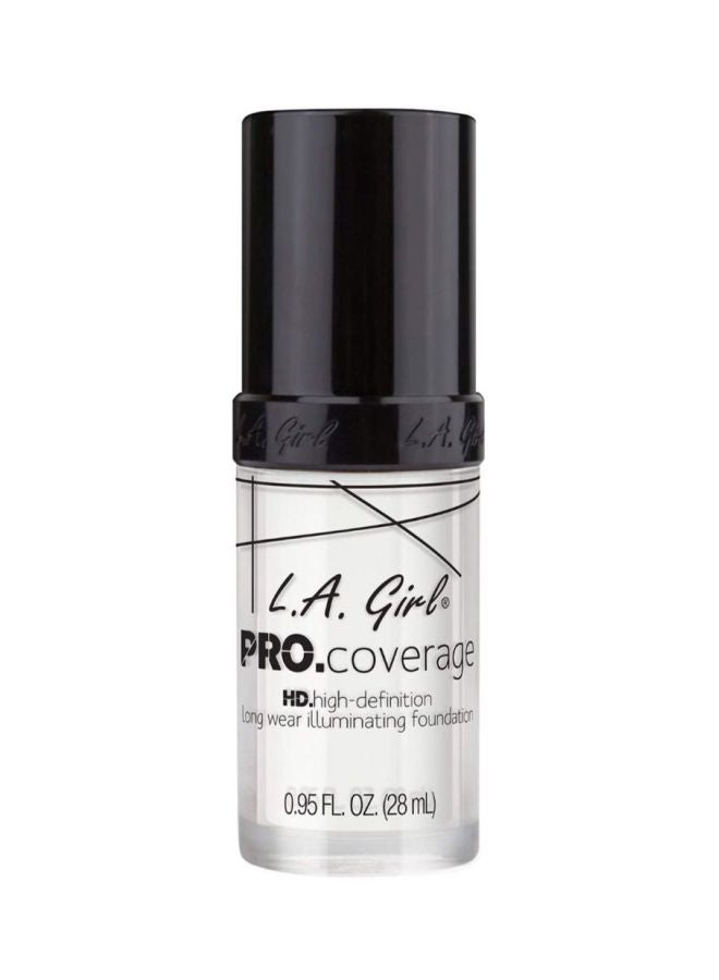 HD Pro Coverage Long Wear Illuminating Foundation White
