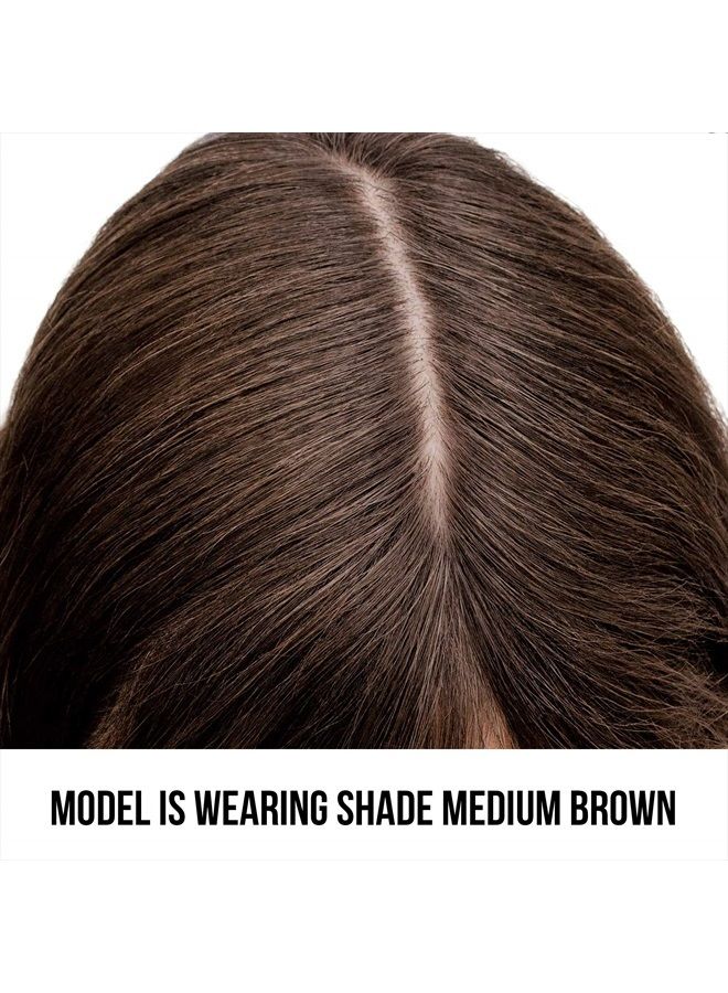 Color Wow Root Cover Up, Medium Brown - Instantly cover greys + touch up highlights, create thicker looking hairlines, water resistant, sweat resistant - No mess multi award winning root touch up