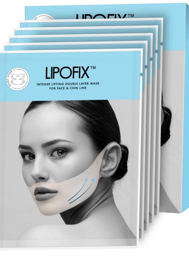Double Chin Intense Contour Fit Define Double Layer Mask LipoFix - 5 Masks
