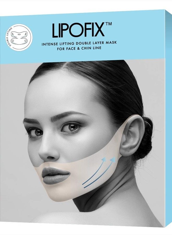 Double Chin Intense Contour Fit Define Double Layer Mask LipoFix - 5 Masks