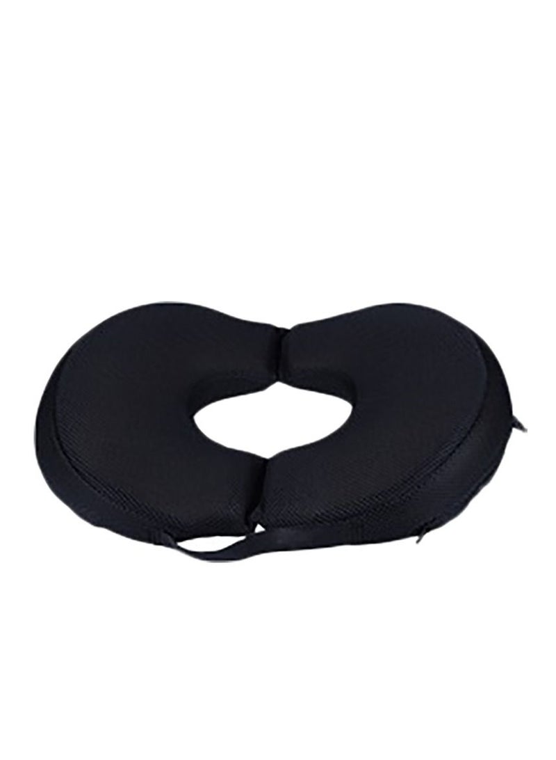 Foldable Orthopedic Donut Cushion for Coccyx and Tailbone Comfort, Designed for Hemorrhoid Pain Relief